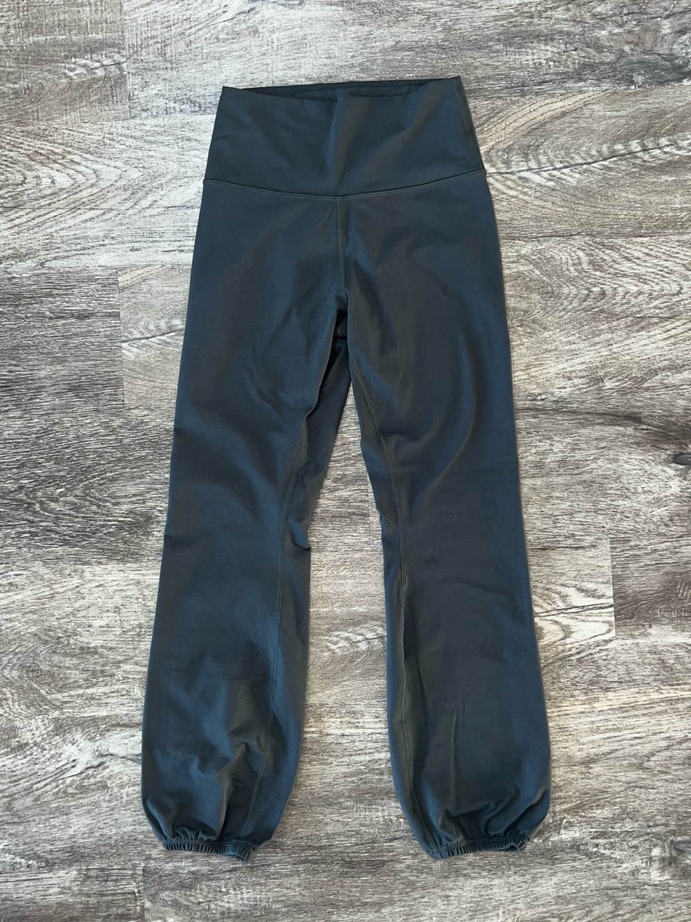 Aerie Offline Charcoal Gray Hi-Rise The Hugger Legging Cinch Pants Womens Medium